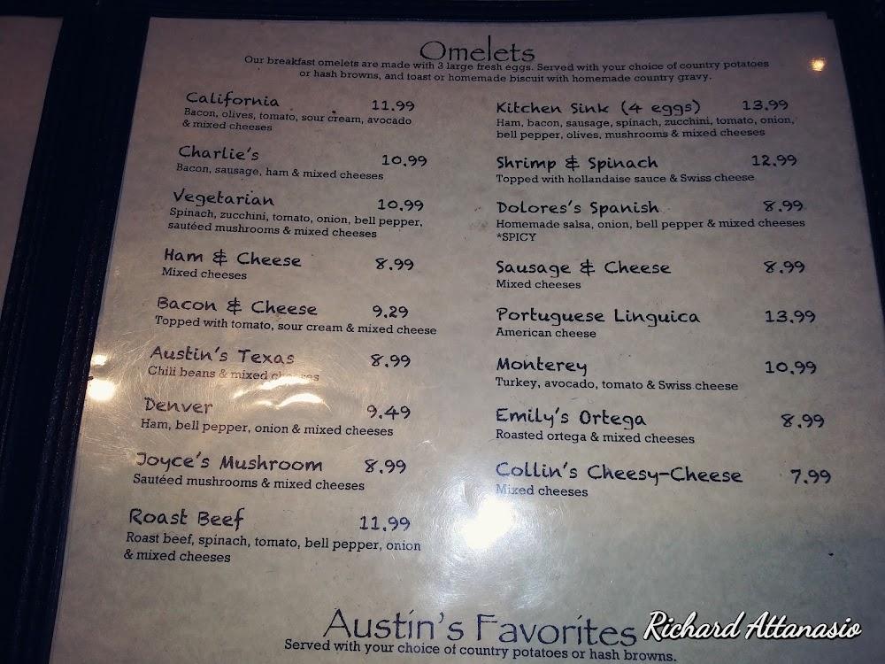 Charlies Café Menu image 4